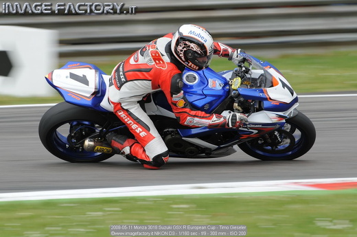 2008-05-11 Monza 3018 Suzuki GSX R European Cup - Timo Gieseler